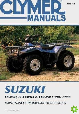 Suzuki LT-4WD, LT-F4WDX & LT-F250 ATV (1987-1998) Service Repair Manual
