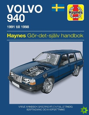 Volvo 940 (1991 - 1998) Haynes Repair Manual (svenske utgava)