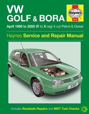 VW Golf & Bora Petrol & Diesel (April 98 - 00) Haynes Repair Manual