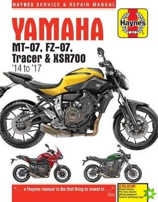 Yamaha MT-07, Tracer & XSR700 (14 to 17) Haynes Repair Manual