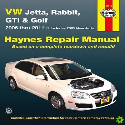 Volkswagen VW Jetta, Rabbit, GTI & Golf covering New Jetta (05), Jetta (06-11), GLI (06-09), Rabbit (06-09), GTI 2.0L (06), GTI (07-11) & Golf (10-11)