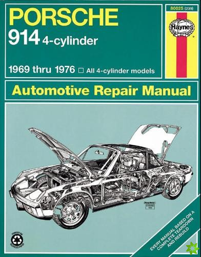 Porsche 914 4-cylinder (1969-1976) Haynes Repair Manual (USA)