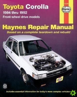 Toyota Corolla FWD (1984-1992) Haynes Repair Manual (USA)