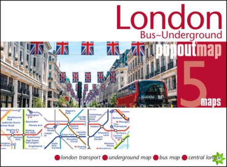 London Bus and Underground PopOut Map
