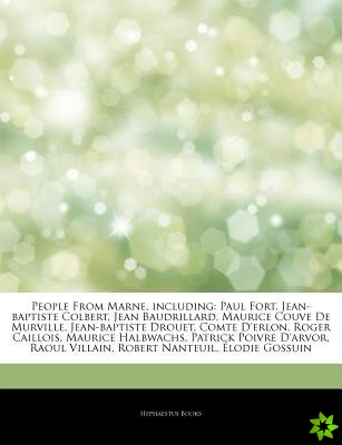 Articles on People from Marne, Including