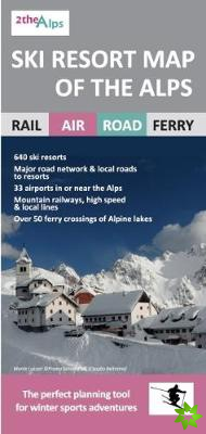 Ski Resort Map of the Alps