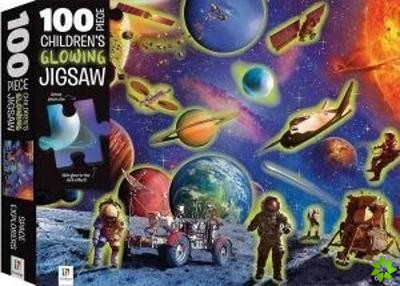 100-Piece Children's Glowing Jigsaw: Space Explorers