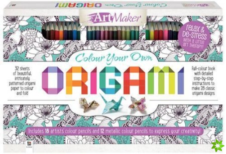 Art Maker Colour Your Own Origami 30-Pencil Kit
