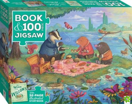 Book with 100-Piece Jigsaw: The Wind in the Willows