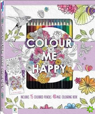 Colour Me Happy Colouring Kit with 15 Pencils