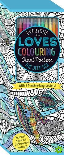 Colouring Poster Box: The Deep Sea