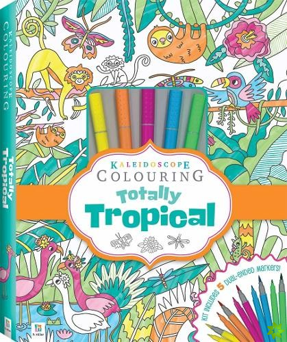Kaleidoscope Colouring Totally Tropical Marker Kit