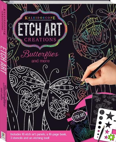 Kaleidoscope Etch Art Creations: Butterflies and More