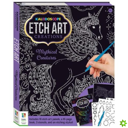 Kaleidoscope Etch Art Creations: Mythical Creatures