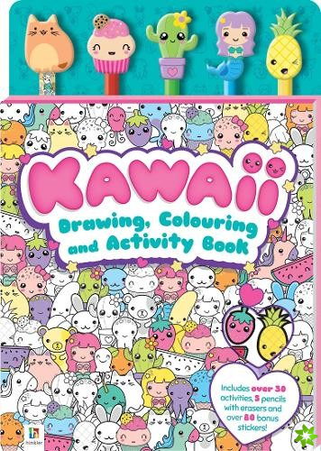 Kawaii Drawing, Colouring and Activity Book
