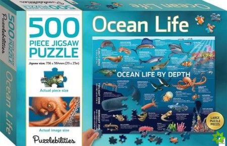 Puzzlebilities: Ocean Life 500 Piece Jigsaw Puzzle