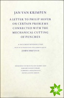 Letter to Philip Hofer on Certain Problems Connected with the Mechanical Cutting of Punches