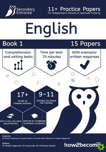 11+ Practice Papers For Independent Schools & Aptitude Training English Book 1