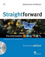 Straightforward 2nd Edition Pre-Intermediate Level Workbook with key a CD Pack