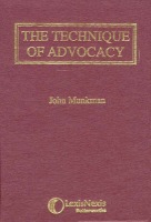 Munkman: The Technique of Advocacy