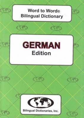 English-German a German-English Word-to-Word Dictionary