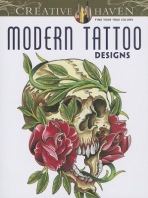 Creative Haven Modern Tattoo Designs Coloring Book