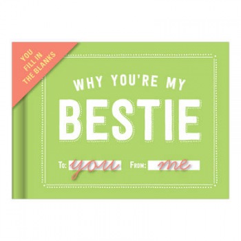 Knock Knock Why You're My Bestie Book Fill in the Love Fill-in-the-Blank Book a Gift Journal
