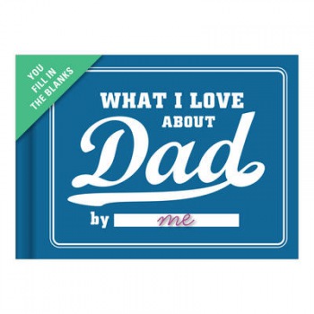 Knock Knock What I Love about Dad Book Fill in the Love Fill-in-the-Blank Book a Gift Journal
