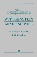 Wittgenstein, Part II: Exegesis §§428-693