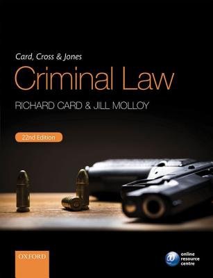 Card, Cross a Jones Criminal Law