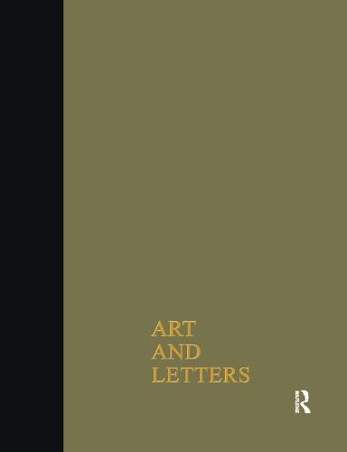 Art a Letters July-Winter 1918