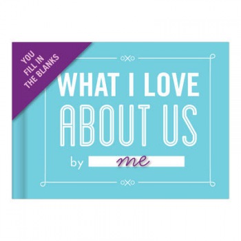 Knock Knock What I Love about Us Book Fill in the Love Fill-in-the-Blank Book a Gift Journal