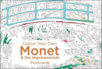 Colour Your Own Monet a the Impressionists Postcard Book