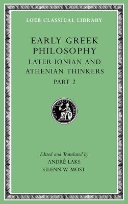 Early Greek Philosophy, Volume VII