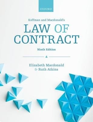 Koffman a Macdonald's Law of Contract