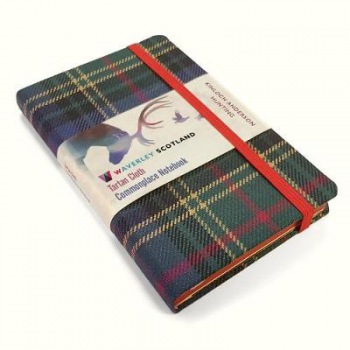 Waverley S.T. (M): Hunting Pocket Genuine Tartan Cloth Commonplace Notebook
