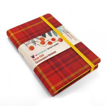 Waverley S.T. (M): Rowanberry Pocket Genuine Tartan Cloth Commonplace Notebook
