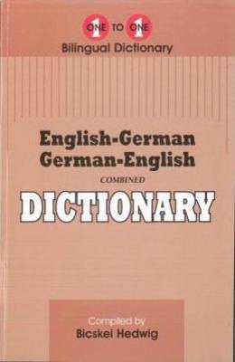 English-German a German-English One-to-One Dictionary