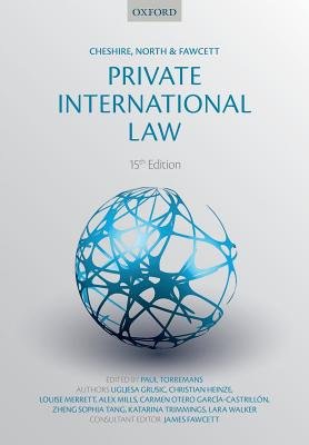 Cheshire, North a Fawcett: Private International Law