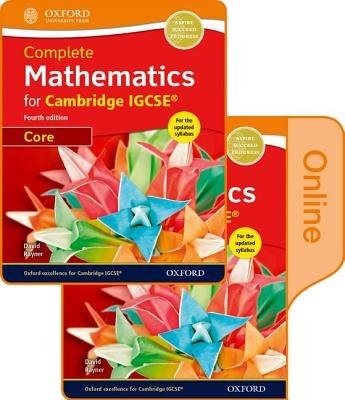 Complete Mathematics for Cambridge IGCSE (R) Print a Online Student Book (Core)