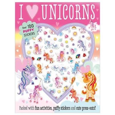 I Love Unicorns Puffy Sticker Activity