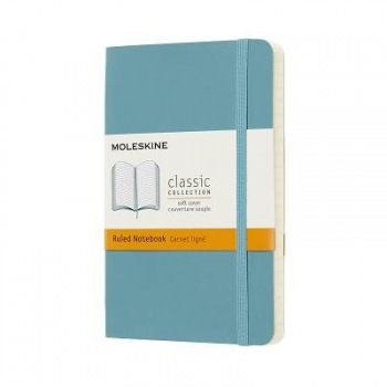 Moleskine Reef Blue Notebook Pocket Ruled Soft