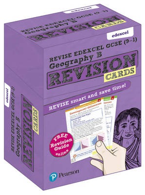 Pearson REVISE Edexcel GCSE Geography B Revision Cards (with free online Revision Guide): For 2024 and 2025 assessments and exams (Revise Edexcel GCSE