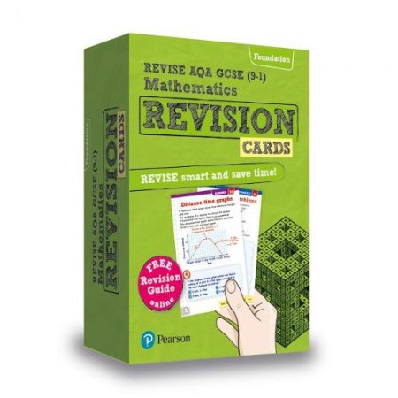 Pearson REVISE AQA GCSE Maths Foundation Revision Cards (with free online Revision Guide): For 2024 and 2025 assessments and exams (REVISE AQA GCSE Ma