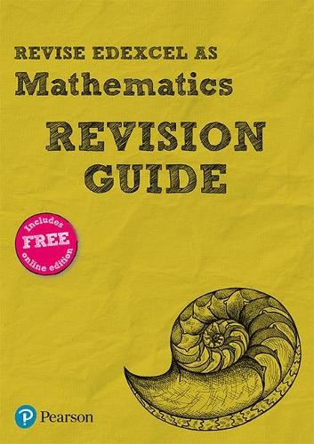 Pearson REVISE Edexcel AS Maths Revision Guideinc online edition - 2023 and 2024 exams