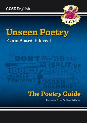 GCSE English Edexcel Unseen Poetry Guide includes Online Edition