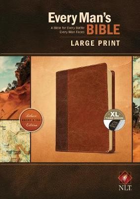NLT Every Man's Bible, Large Print, Brown/Tan, Indexed