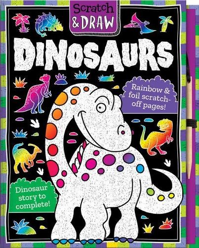 Scratch a Draw Dinosaurs - Scratch Art Activity Book