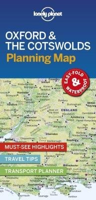 Lonely Planet Oxford a the Cotswolds Planning Map