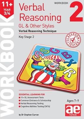 11+ Verbal Reasoning Year 3/4 GL a Other Styles Workbook 2